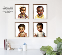 Baby Boy Portraits Babies of Color 101-104