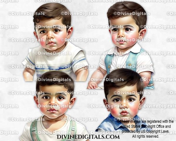 Baby Boy Portraits Babies of Color Latino 101-104