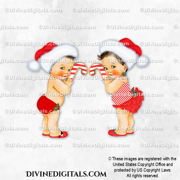 Prince & Princess Christmas Santa Hat Candy Cane Red Baby Boy Girl LIGHT