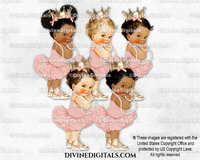 Princess Ballerina Rose Gold Tutu Pearls Ivory Crown Sneakers Baby Girl