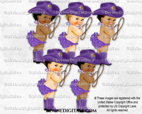 Cowgirl Purple Hat Boots Lasso Baby Girl