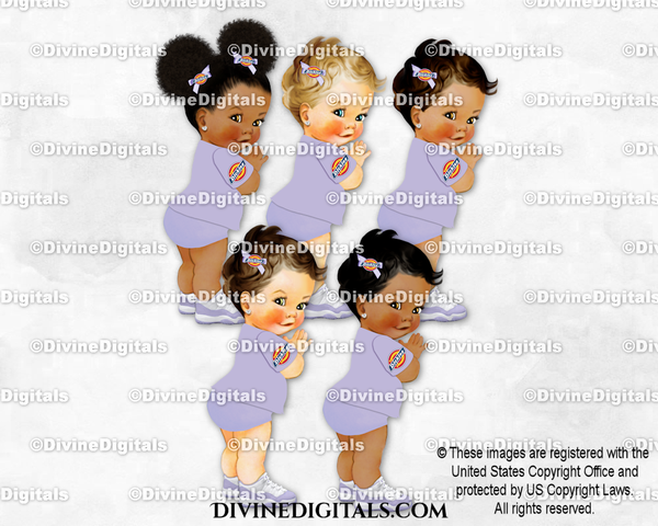 Lavender Diaper T Shirt Sneakers Baby Girl