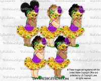 Princess Mardi Gras Purple Green Mask Tutu Gold Crown Baby Girl