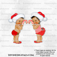 Prince & Princess Christmas Santa Hat Candy Cane Red Baby Boy Girl MEDIUM